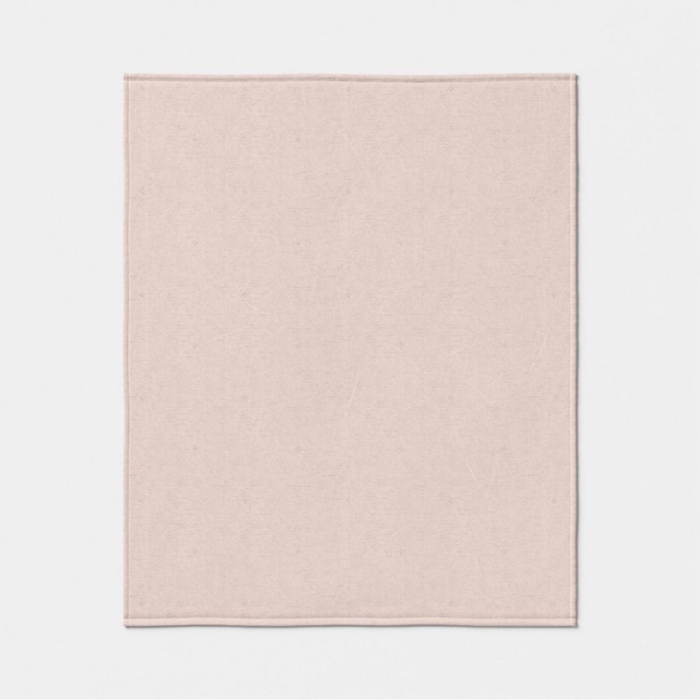 Threshold Blush Gauze Throw Reverse Blanket - Picture 6 of 9